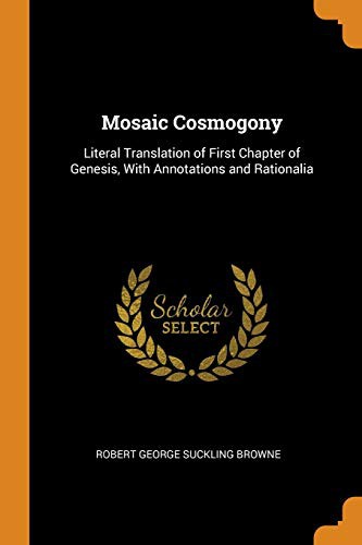 Cover for Mosaic Cosmogony