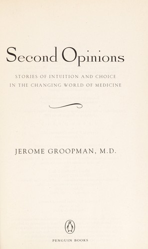 Cover for Second opinions