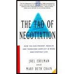 Cover for The Tao of Negotiation