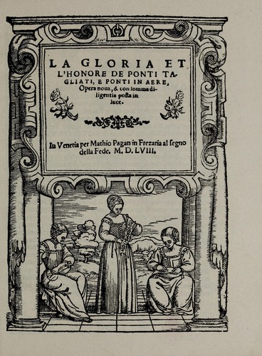 Cover for La gloria et l'honore de ponti tagliati, e ponti in aere