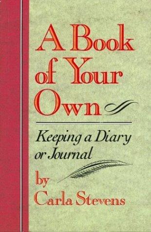 Cover for A book of your own