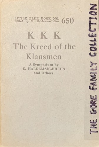 Cover for KKK: The Kreed of the Klansmen