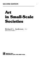 Cover for Art in small-scale societies