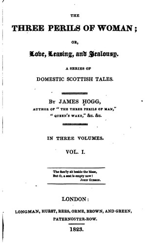 Cover for The three perils of woman