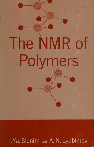 Cover for The NMR of polymers