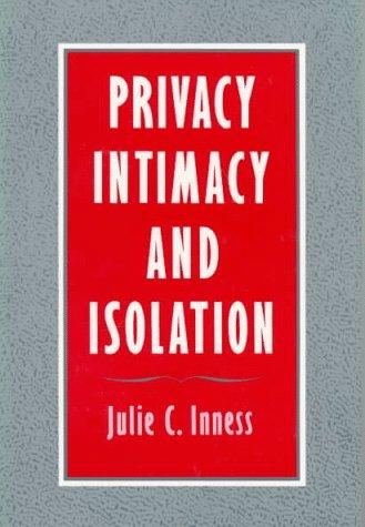 Cover for Privacy, Intimacy, and Isolation