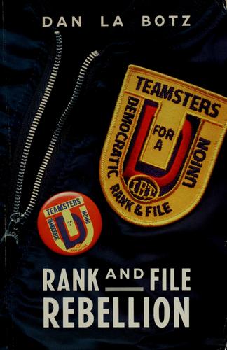 Cover for Rank and file rebellion