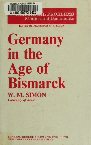 Cover for Germany After Bismark
