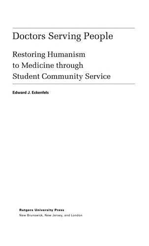 Cover for Doctors serving people
