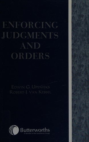 Cover for Enforcing judgments and orders