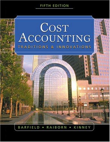 Cover for Cost Accounting