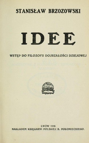 Cover for Idee