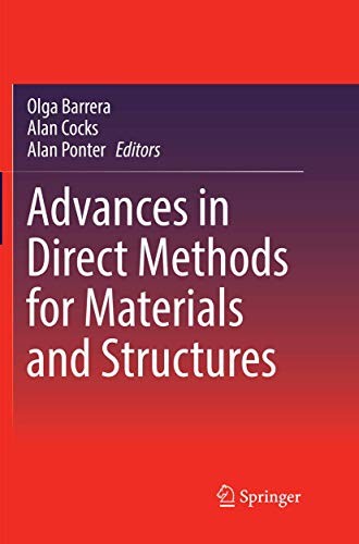 Cover for Advances in Direct Methods for Materials and Structures