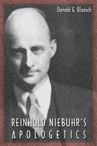 Cover for Reinhold Niebuhr's Apologetics