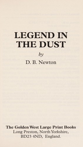 Cover for Legend in the dust