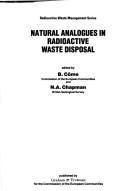 Cover for Natural analogues in radioactive waste disposal