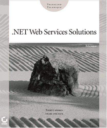 Cover for .NET Web services solutions