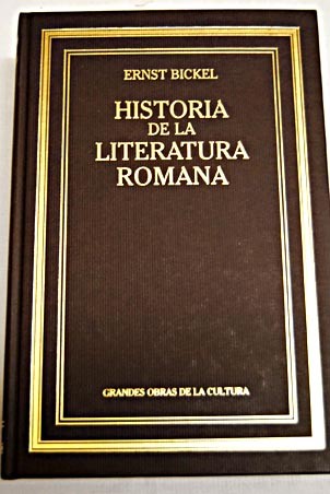 Cover for Historia de la literatura romana