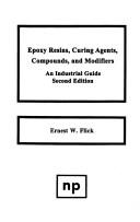 Cover for Epoxy resins, curing agents, compounds, and modifiers