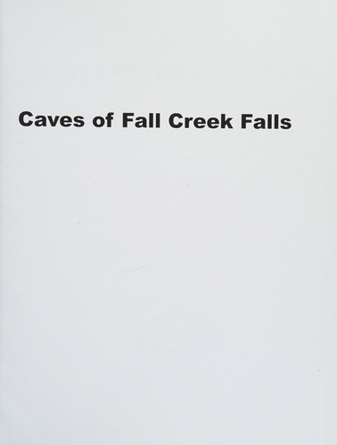 Cover for Caves of Fall Creek Falls