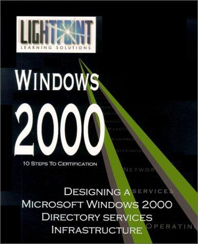 Cover for Designing a Microsoft Windows 2000 Directory Services Infrastructure