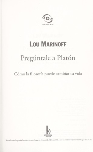 Cover for Pregúntale a Platón