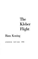 Cover for The Kleber flight