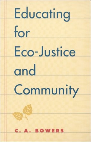 Cover for Educating for eco-justice and community
