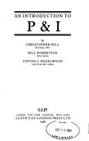 Cover for An Introduction to P and I