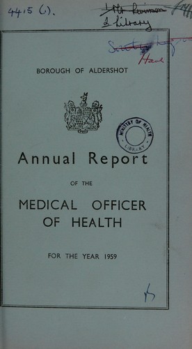 Cover for [Report 1959]