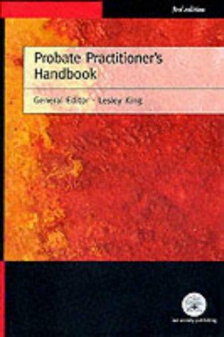 Cover for Probate Practitioner's Handbook