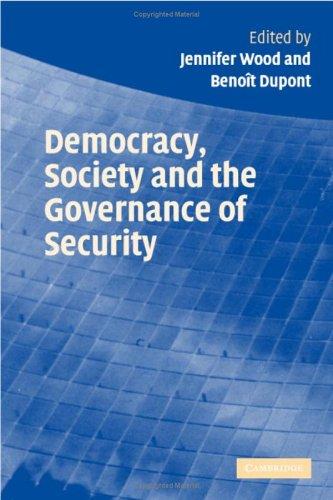 Cover for Democracy, Society and the Governance of Security