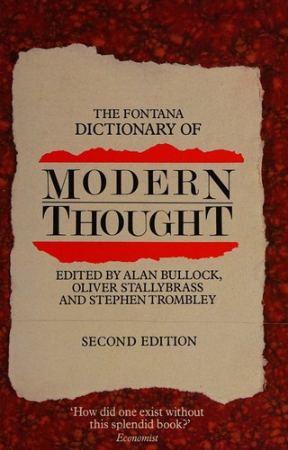 Cover for The Fontana Dictionary of Modern Thought