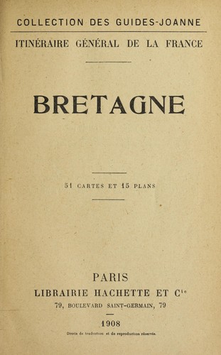 Cover for Itine raire ge ne ral de la France