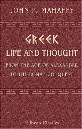 Cover for Greek Life and Thought