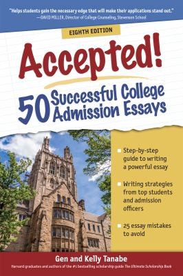 Cover for Accepted! 50 Successful College Admission Essays