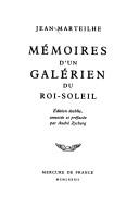 Cover for Mémoires d'un galérien du Roi-Soleil