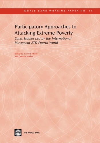 Cover for Participatory approaches to attacking extreme poverty