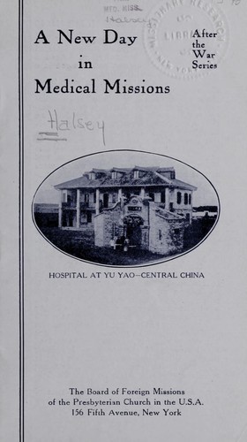Cover for A new day in medical missions