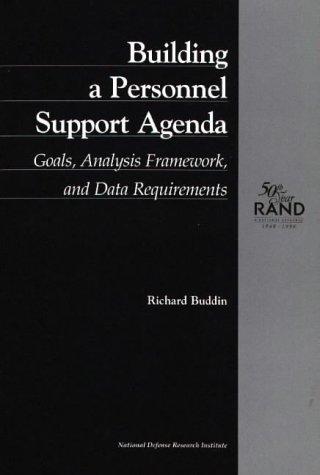 Cover for Building a personnel support agenda