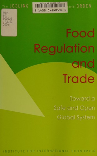Cover for Food regulation and trade