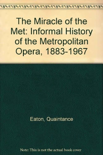 Cover for The miracle of the Met