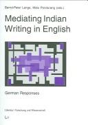 Cover for Mediating Indian writing in English