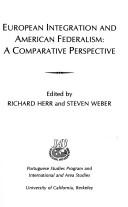 Cover for European Integration and American Federalism