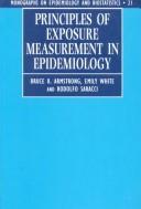 Cover for Principles of exposure measurement in epidemiology