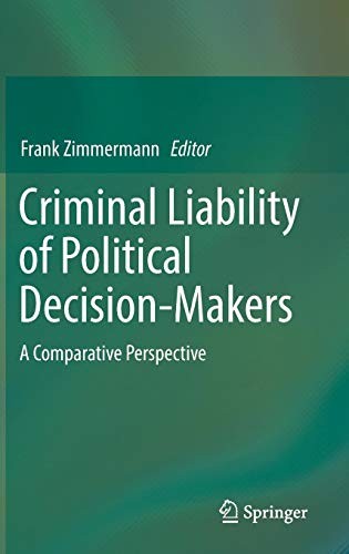 Cover for Criminal Liability of Political Decision-Makers