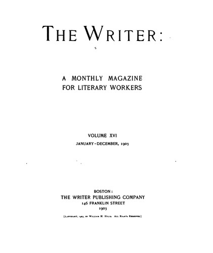 Cover for The Writer