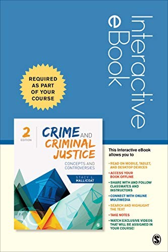 Cover for Crime and Criminal Justice - Interactive EBook
