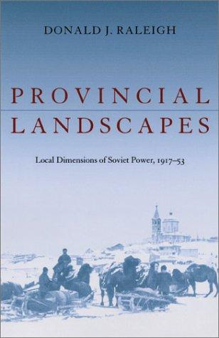 Cover for Provincial landscapes