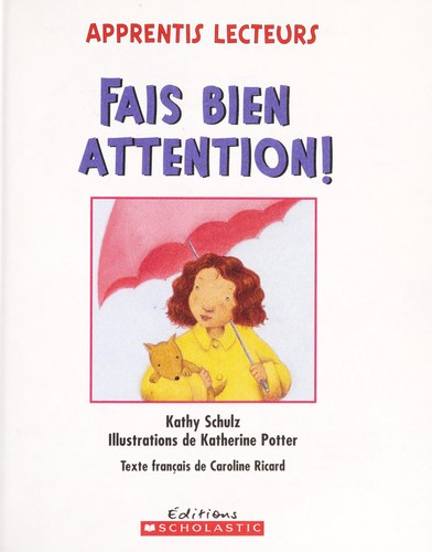 Cover for Fais bien attention!